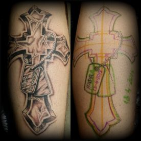 TATTOO,TATOEAGE,HANDS FREE,BLACK AND GREY,KRUIS,CROSS,RELIGIEUS, RELIGIOUS