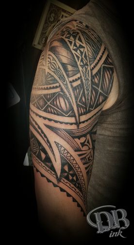 TATTOO,POLONAISE,MAORI,DB-INK,TATOEAGE,POLYNESISCH