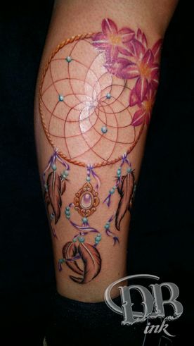 COLOUR,KLEUR,DROMENVANGER,DREAMCATCHER,VEREN,FEATHERS,FLOWERS,BLOEMEN,TATTOO,TATOEAGE