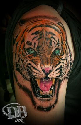 COLOUR,KLEUR,TIJGER,TIGER,REALISTIC,REALISTISCH,JAPANS,JAPANESE,TATTOO,TATOEAGE