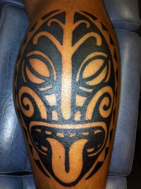 POLYNESISCH MAORI GEZICHT,FACE,TATTOO,TATOEAGE