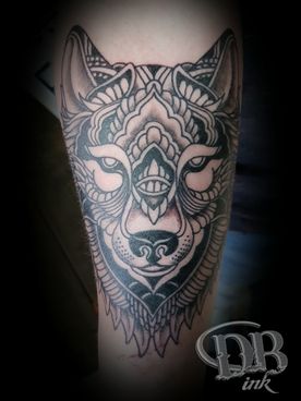 POLYNESISCH ,MAORI,WOLF,TATTOO,TATOEAGE